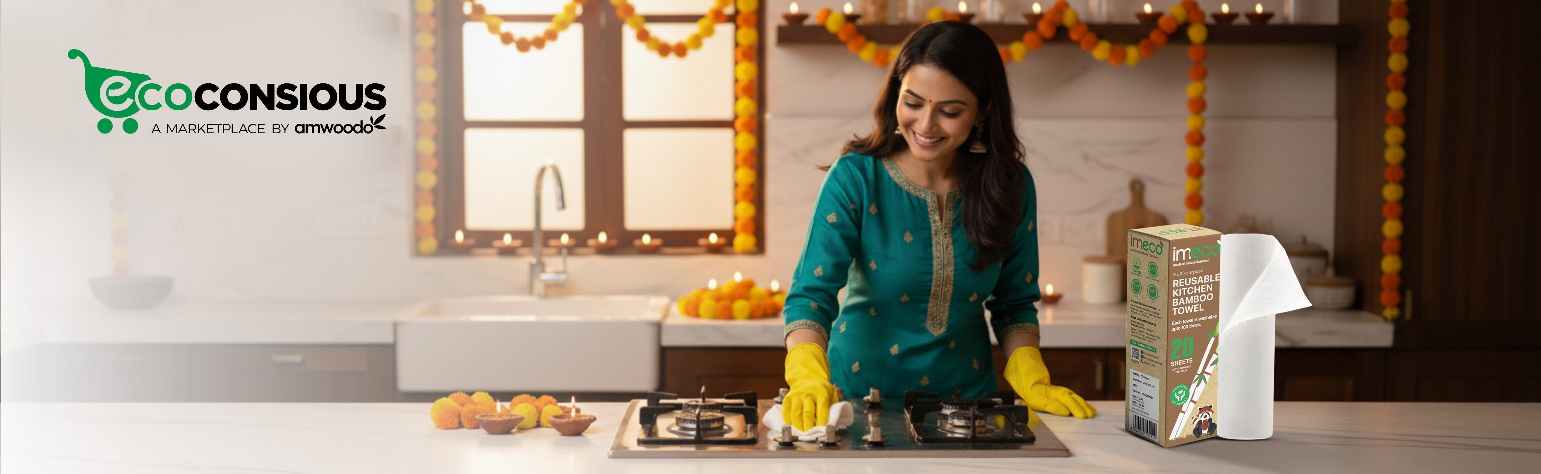 Top 3 Eco-Friendly Kitchen Cleaning Hacks for Diwali - Imeco India