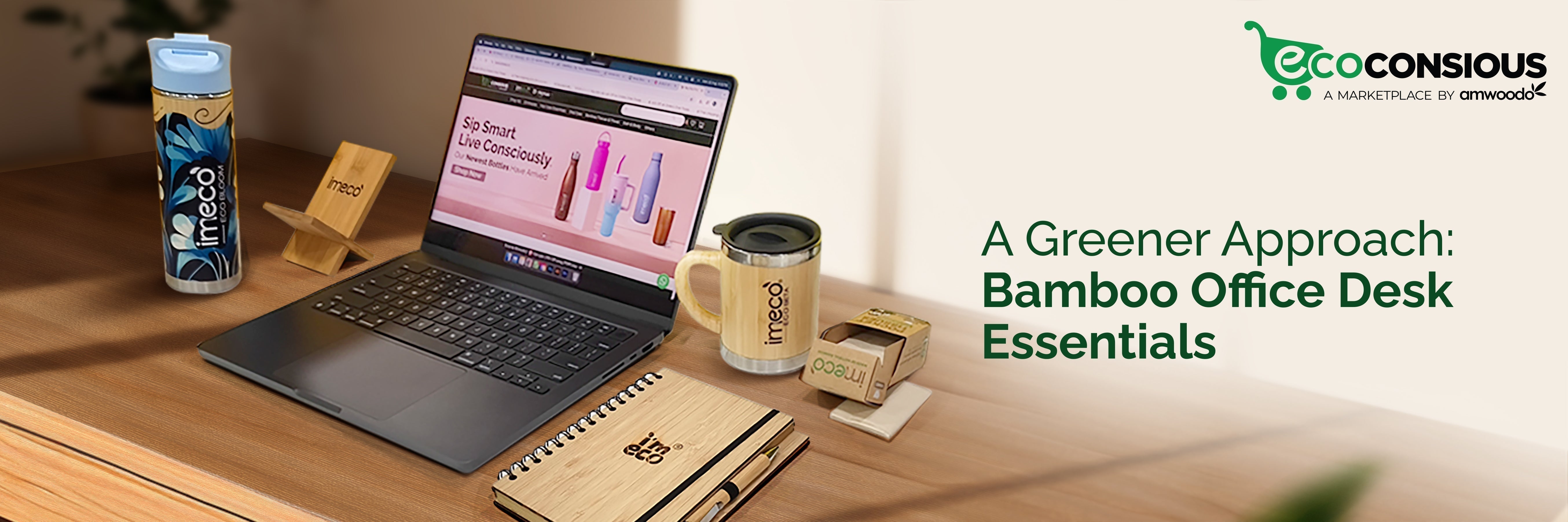 All You Need To Upgrade Your Workspace: Bamboo Office Desk Essentials - Imeco India