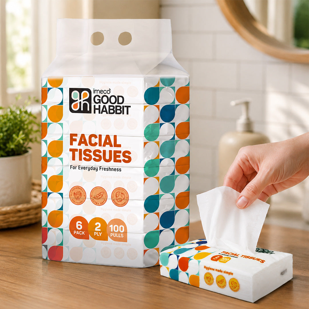 Good Habbit Facial Tissues – Extra Soft & 2 Ply - Imeco India