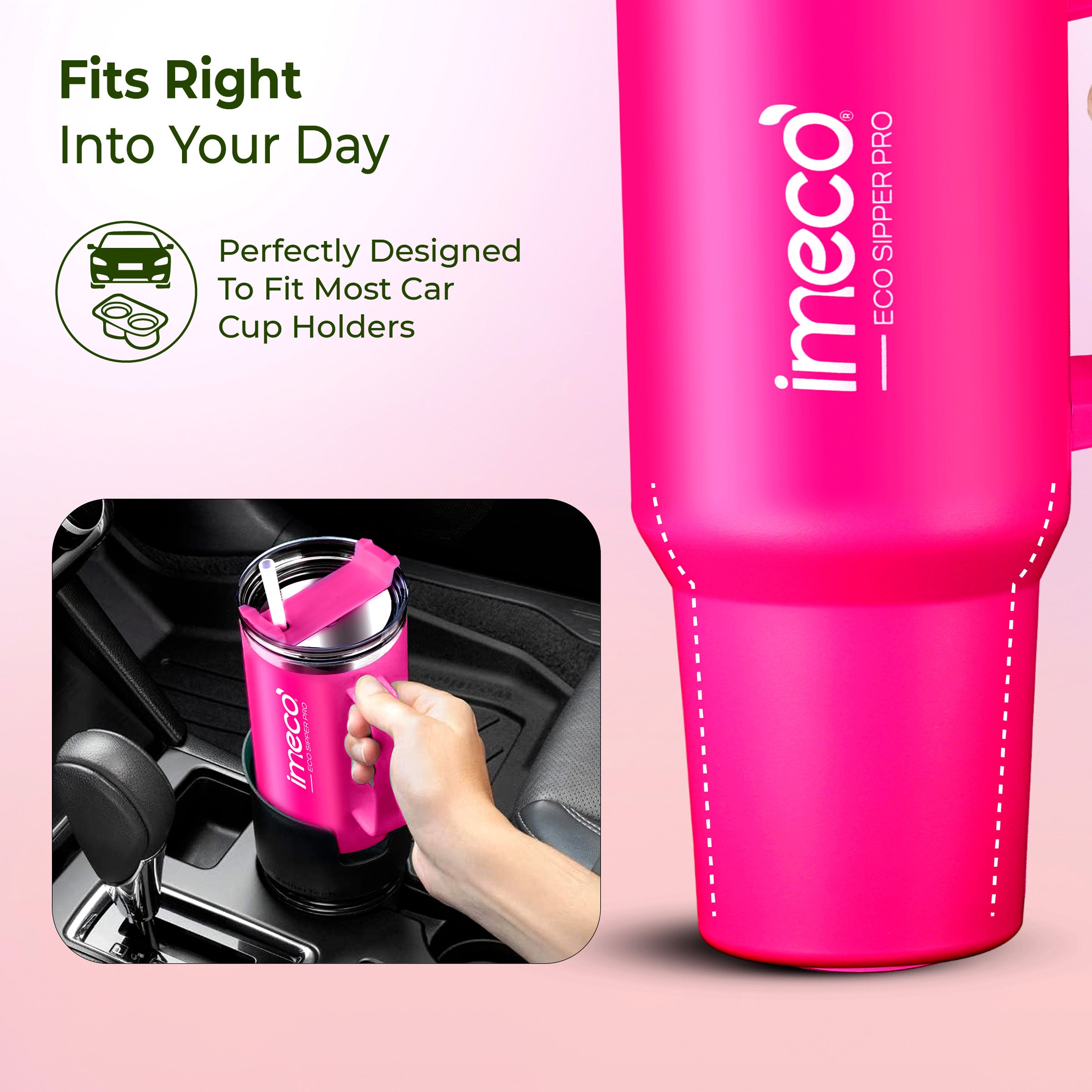 Home Hydration Trio – ECO JAR + ECO SIPPER PRO + ECO CRYST with Free Pocket Tissues - Imeco India