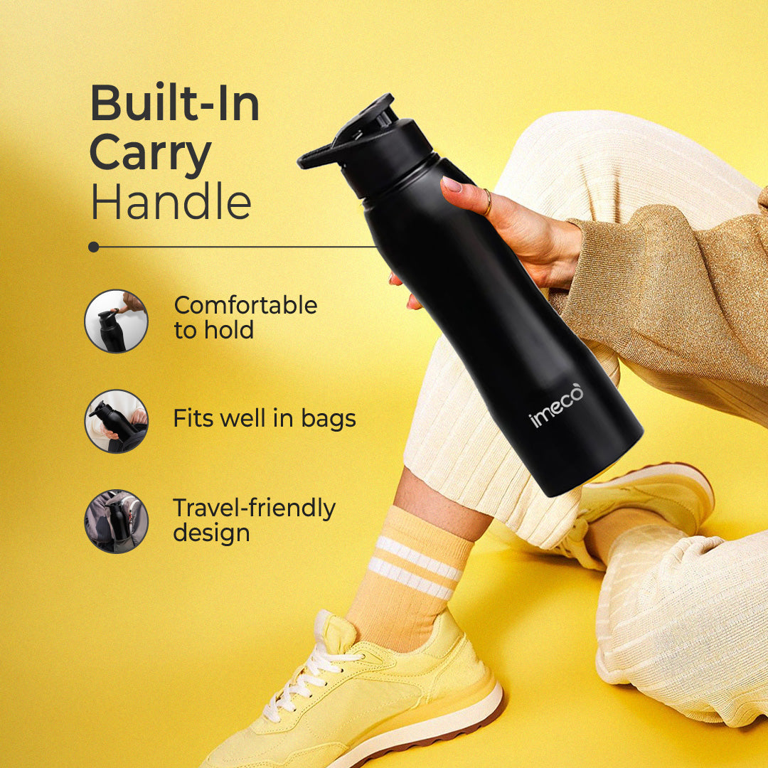 ECO CURVE Stainless Steel Water Bottle (1 L)