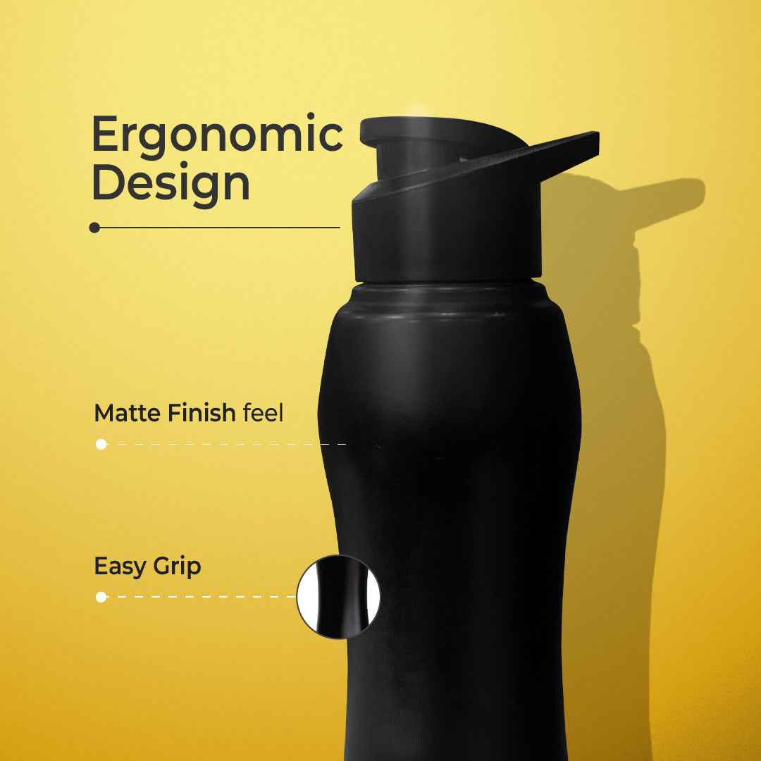 ECO-CURVE Stainless Steel Water Bottle (1L)