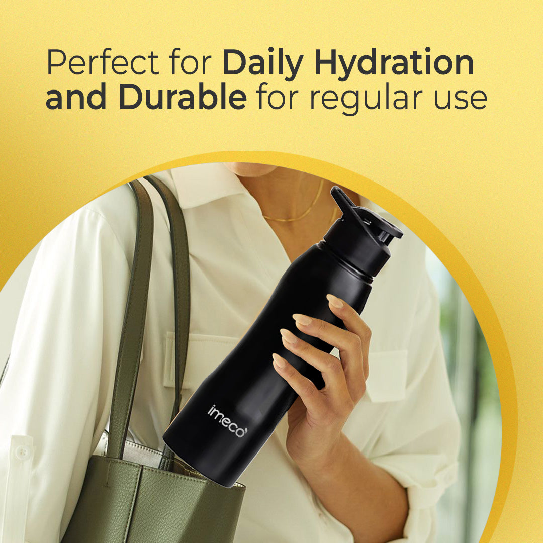 ECO CURVE Stainless Steel Water Bottle (1 L)