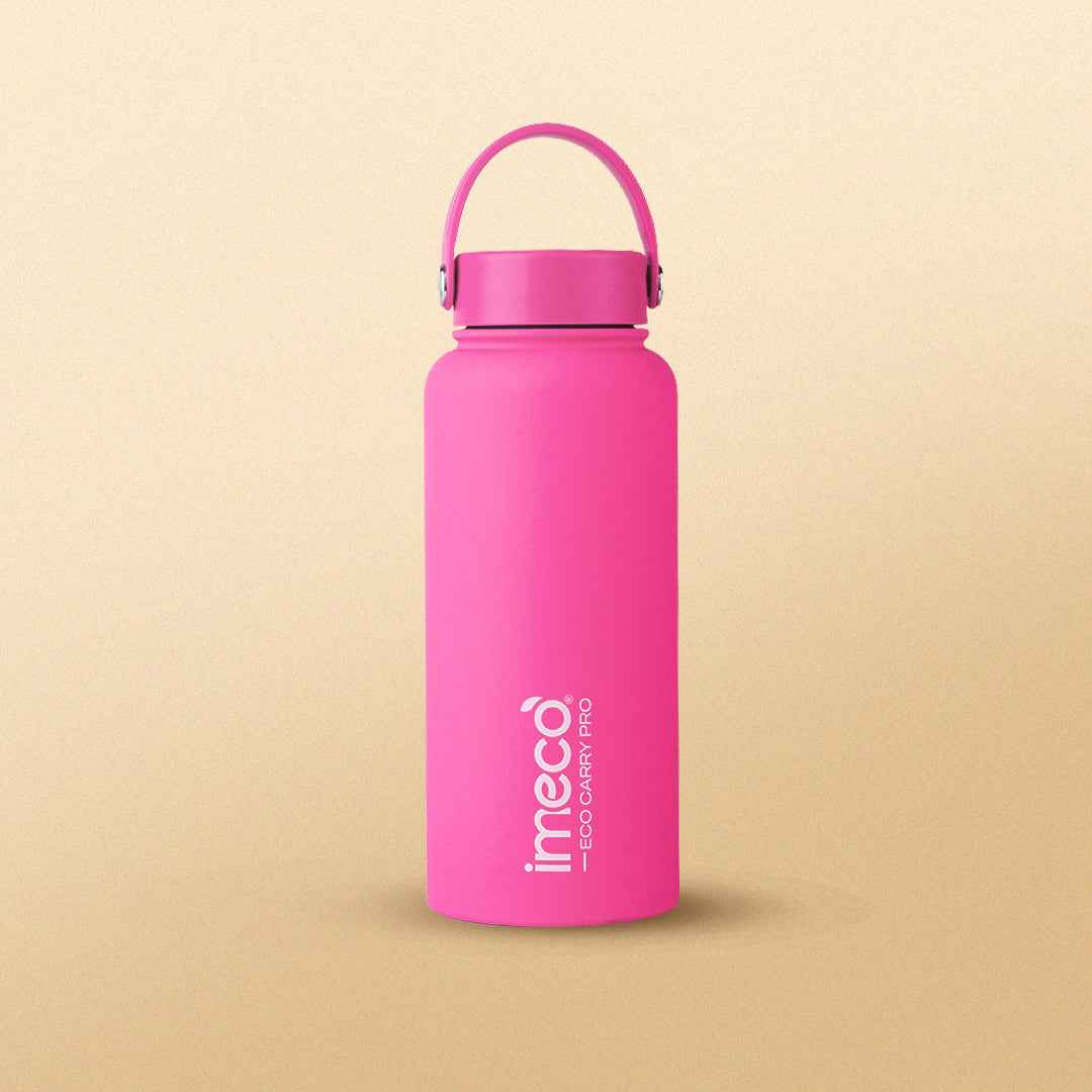 ECO CARRY PRO Stainless Steel Water Bottle (1 L) #color_pink