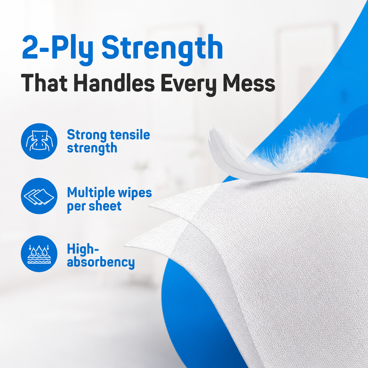Good Habbit Soft Facial Tissue Box – Extra Soft & 2 Ply (Blue)