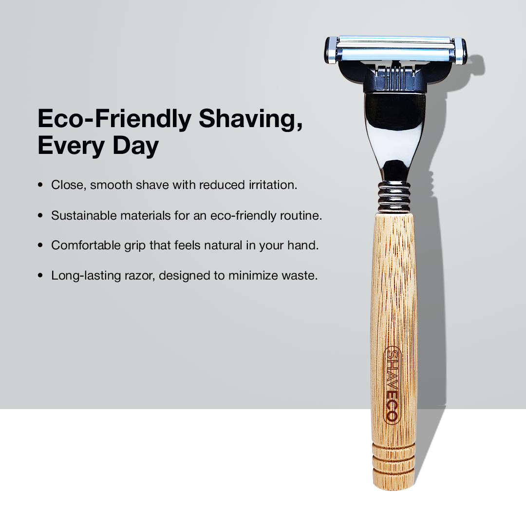 Bamboo Edge 3 Razor for Men with 1 Free Cartridge