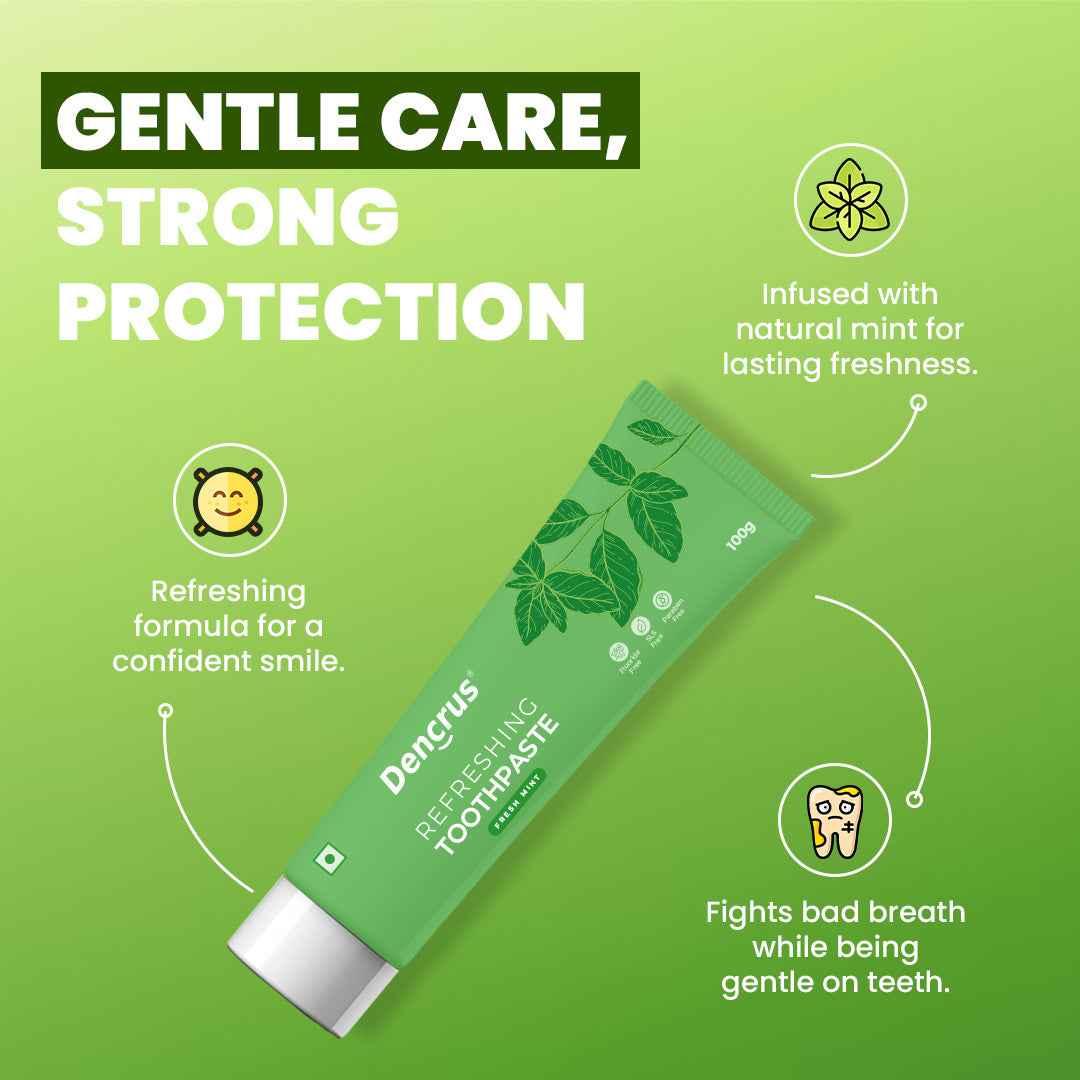 Mint Toothpaste – Extra Shine & Freshness (100 gm)