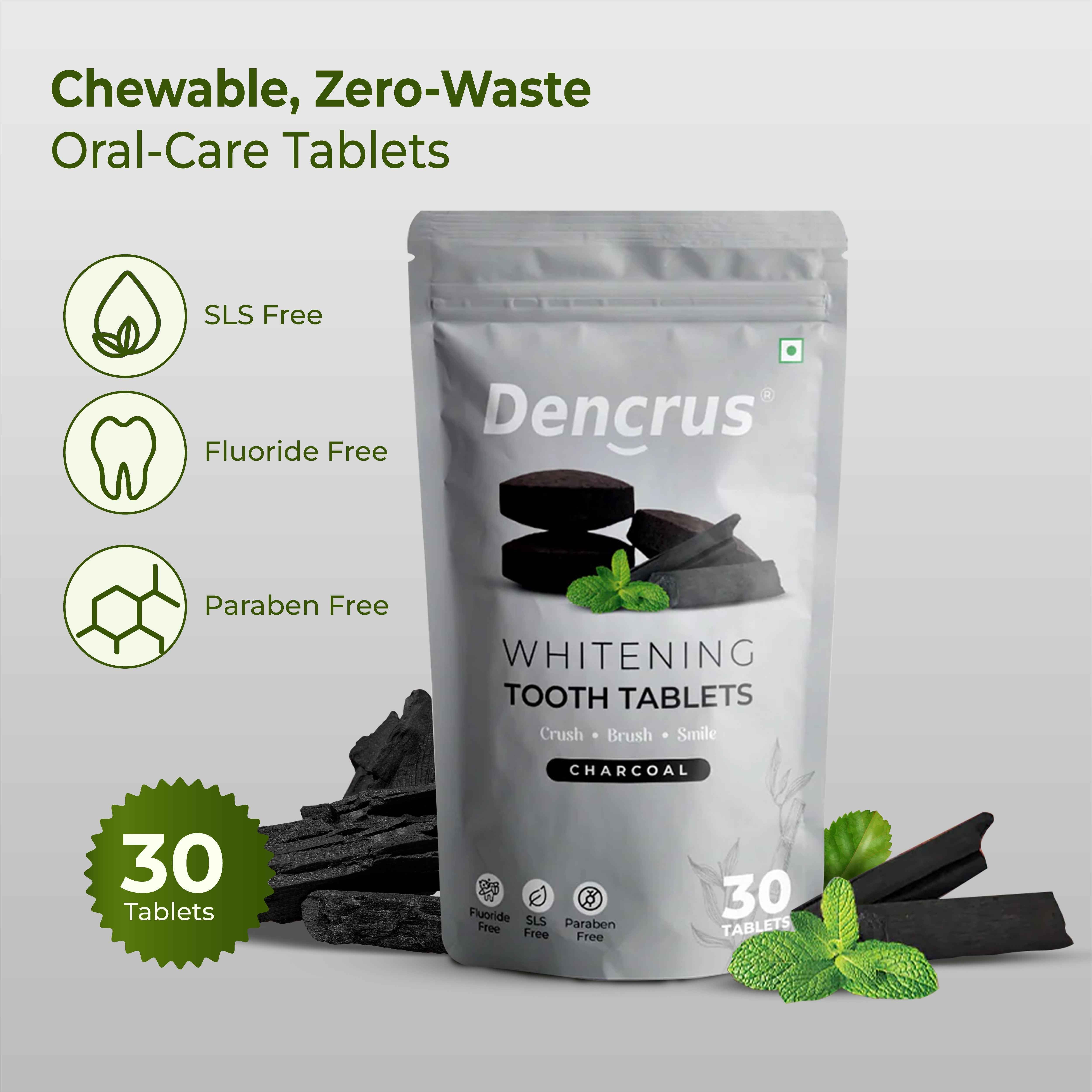 Fluoride-Free Charcoal Tooth Tablets