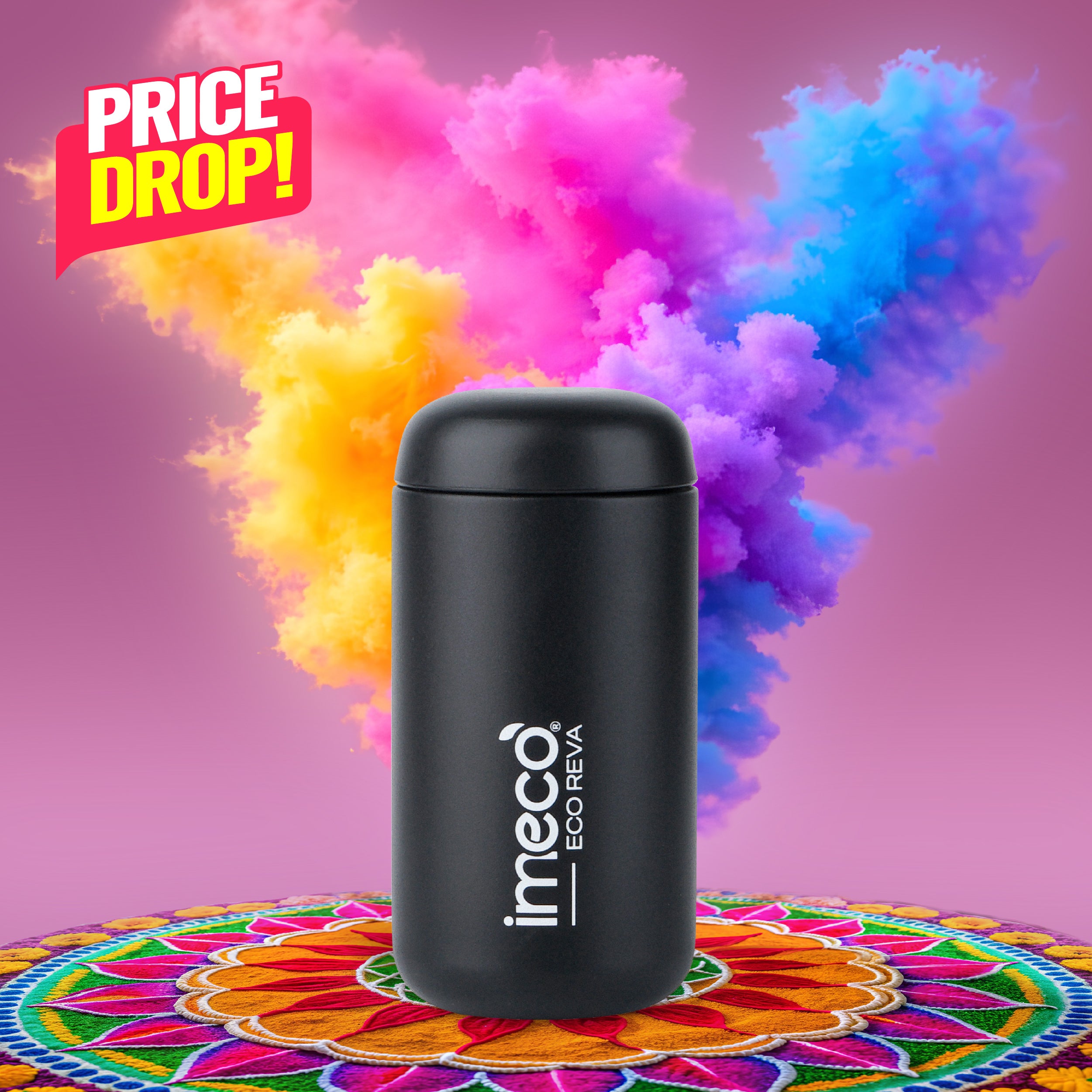 ECO REVA Stainless Steel Water Bottle (400 ml)