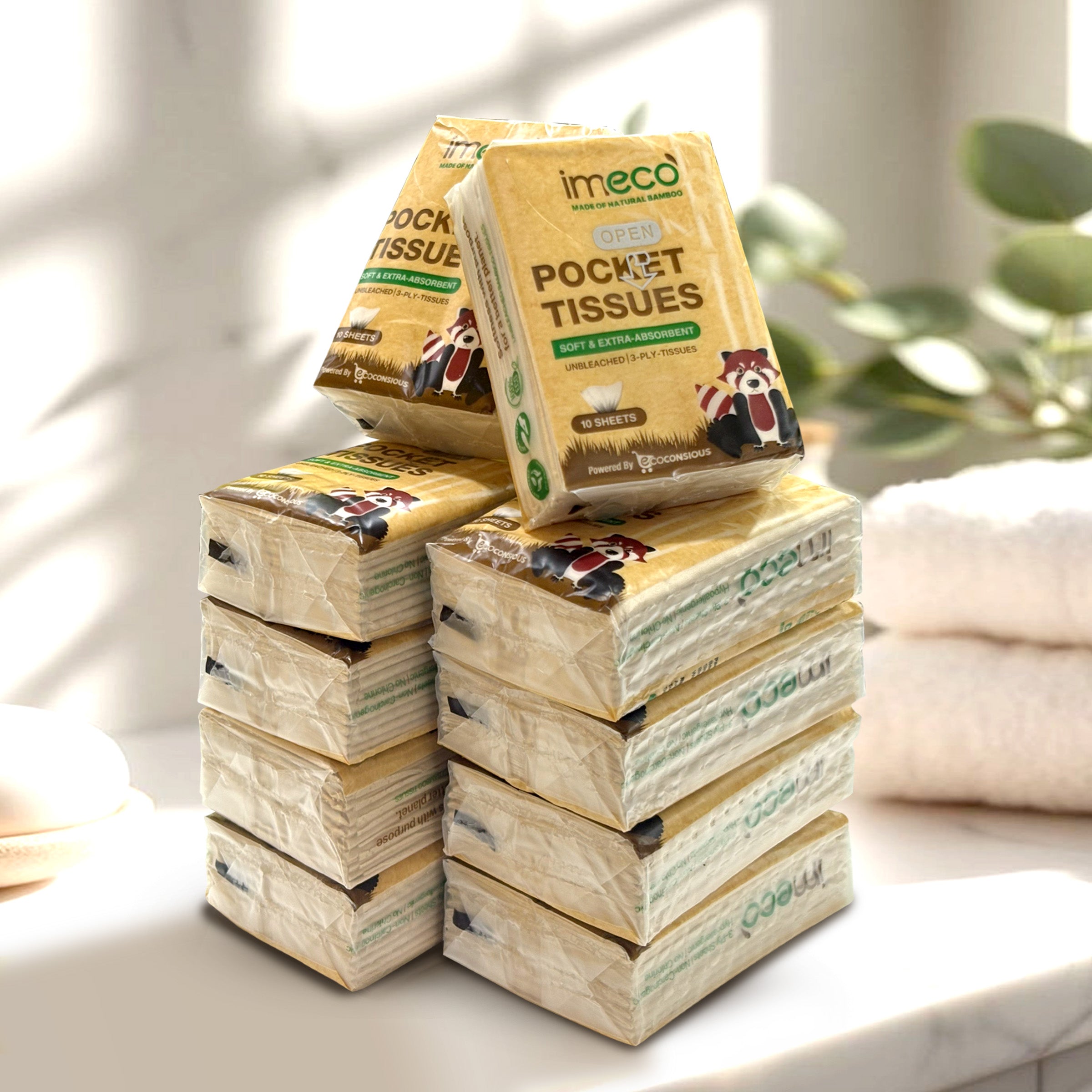 Ultra-Soft Bamboo Pocket Tissues (100 Pulls)