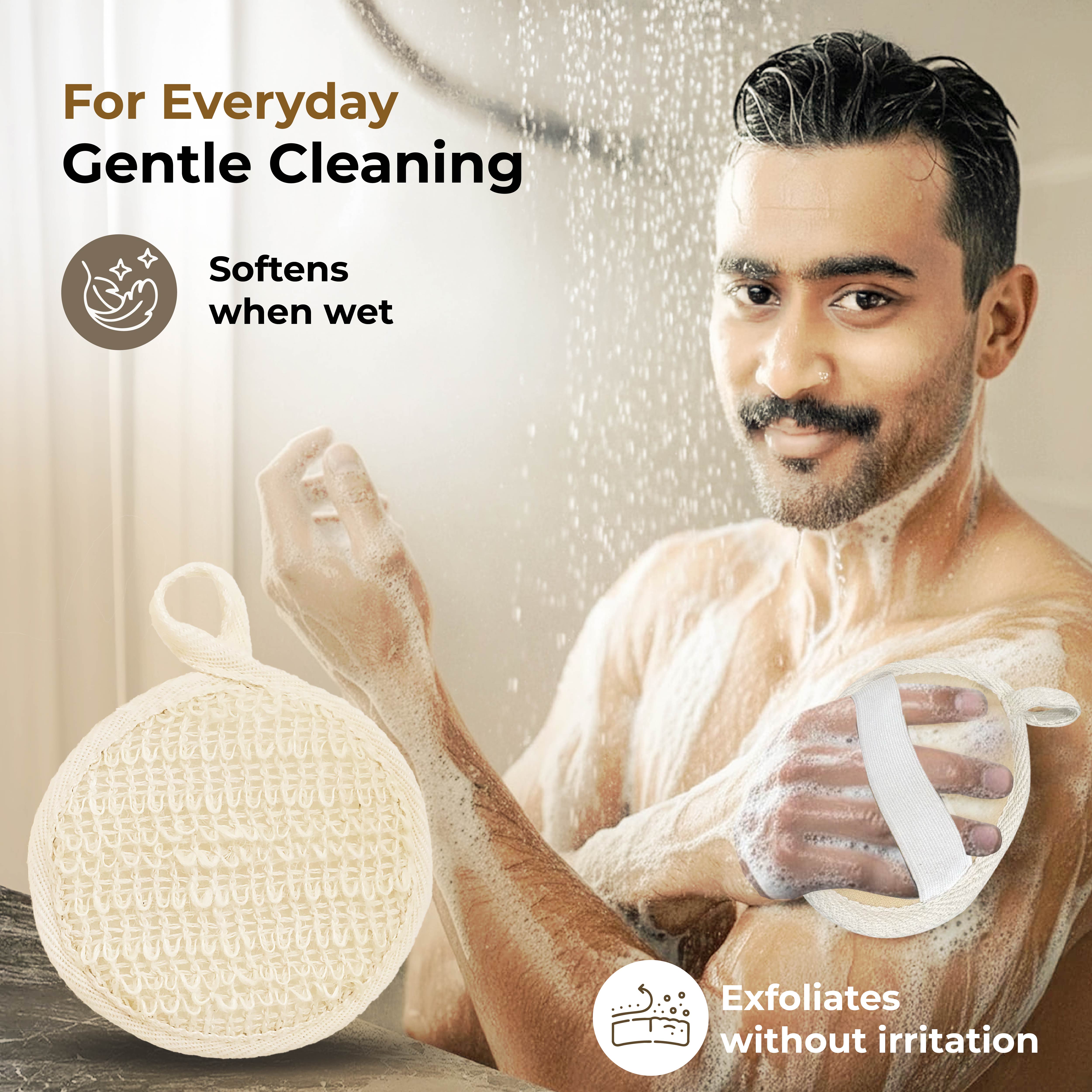 IMECO Ramie Loofah (Oval, Pack of 2)