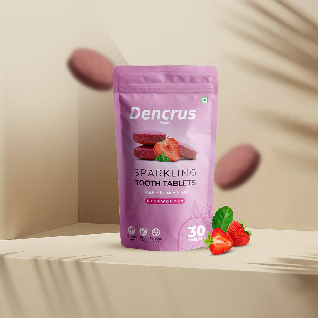Fluoride-Free Strawberry Tooth Tablets