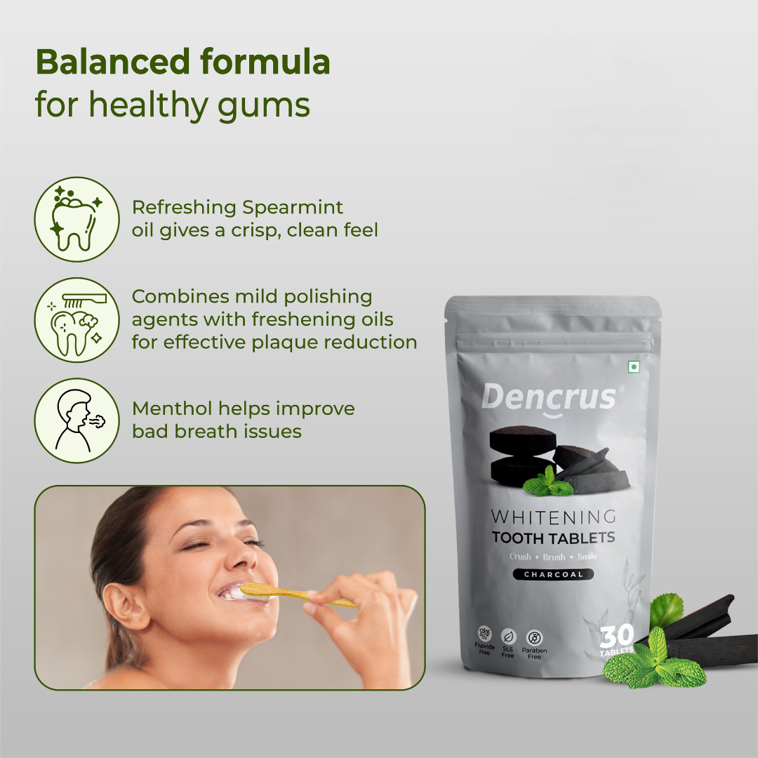 Fluoride-Free Charcoal Tooth Tablets