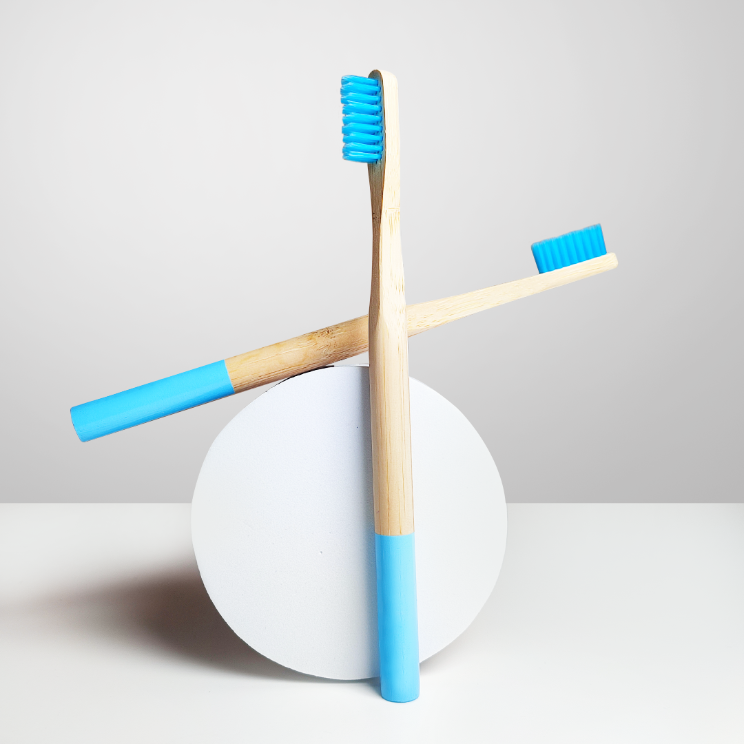 Orby Plus Bamboo Toothbrush – Extra Soft Bristles & Gum Care (Blue)