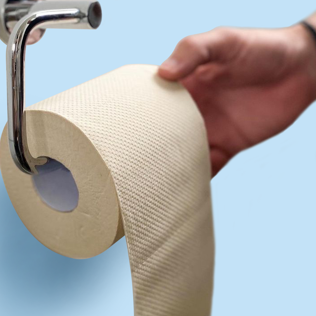 Hypoallergenic 3 Ply Bamboo Toilet Tissue Rolls (220 Pulls)