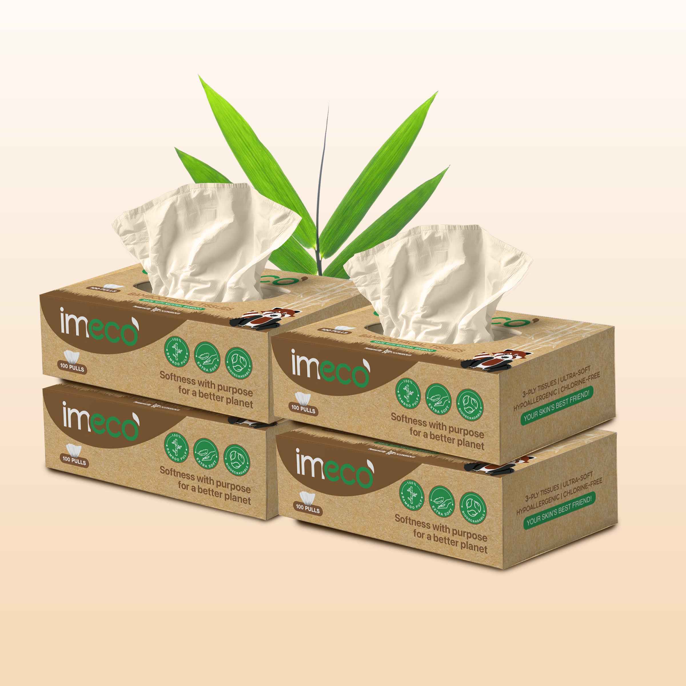 Ultra-Soft Bamboo Facial Tissues