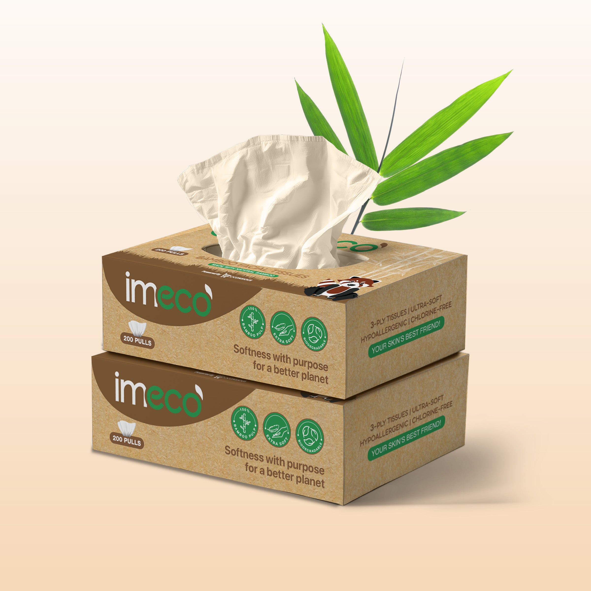 Bamboo Facial Tissues – Ultra-Soft Texture & Skin-Loving - Imeco India