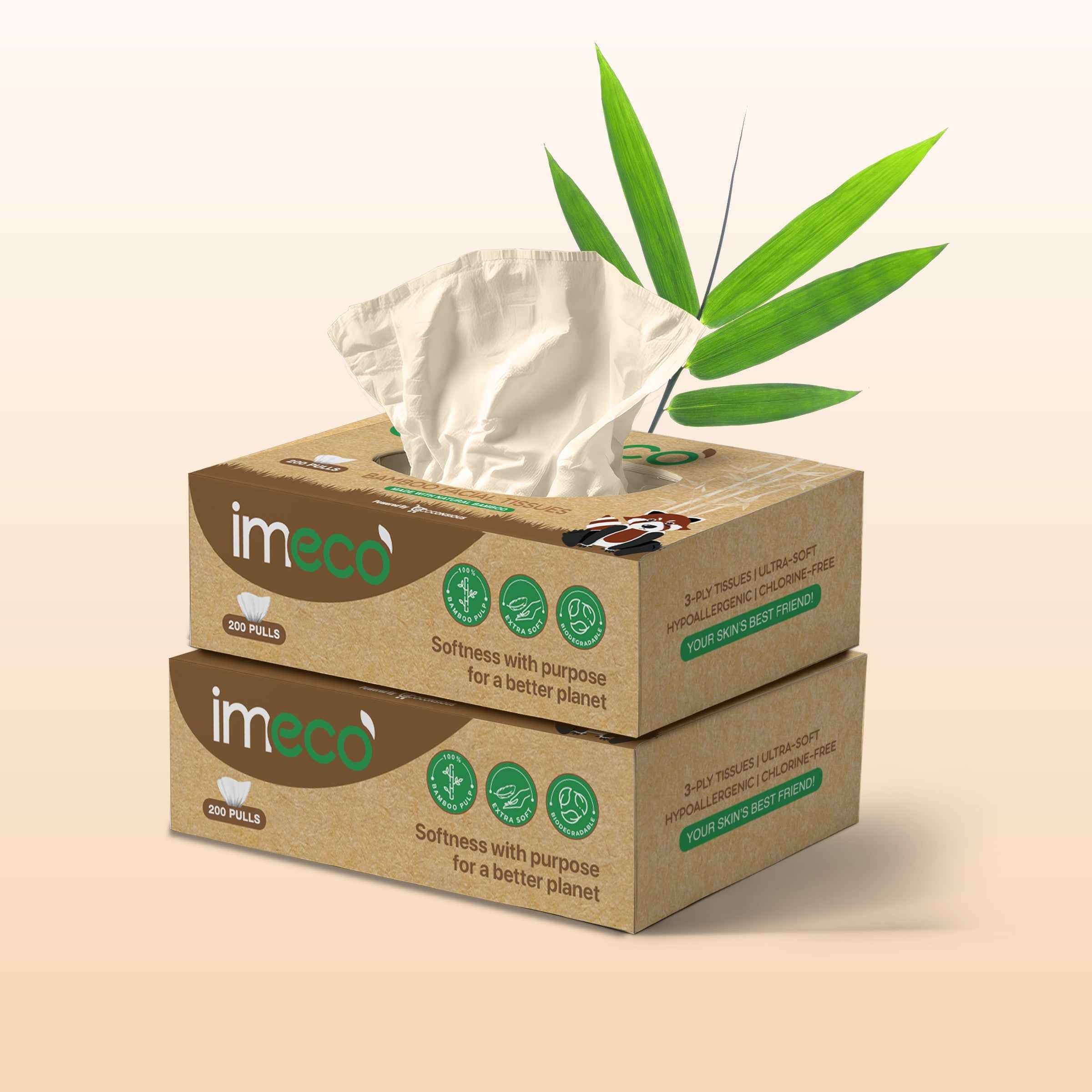 Ultra-Soft Bamboo Facial Tissues