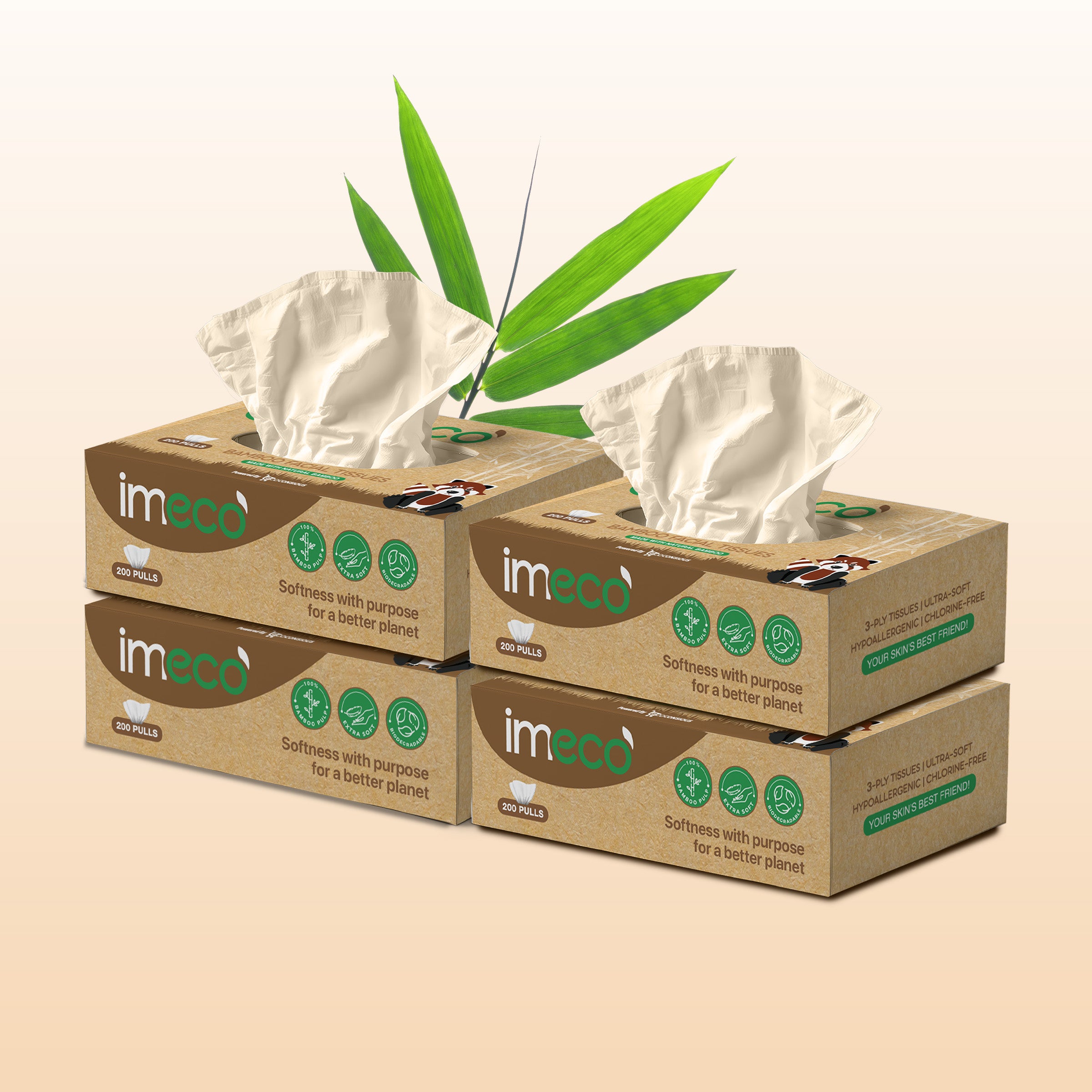 Bamboo Facial Tissues – Ultra-Soft Texture & Skin-Loving - Imeco India