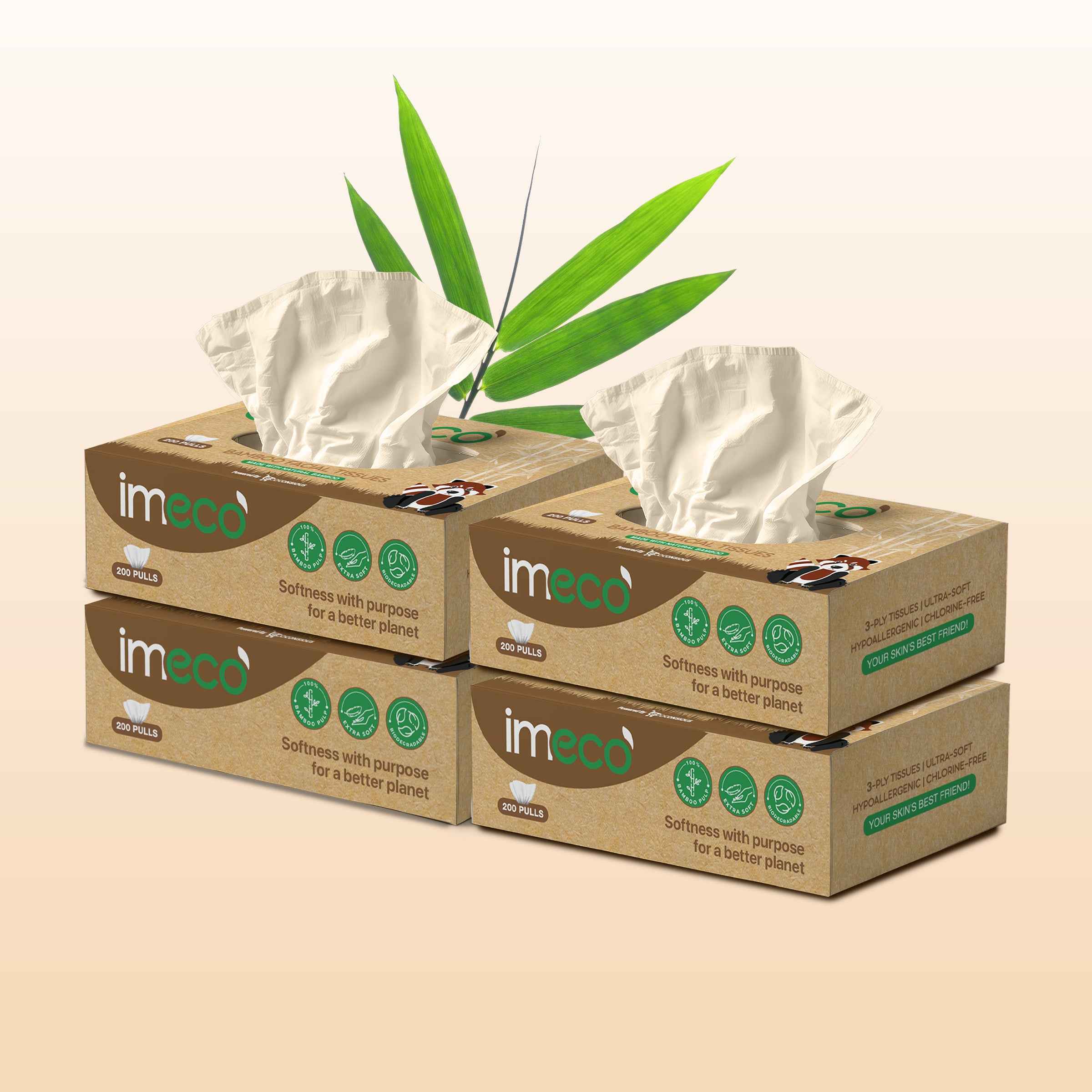 Ultra-Soft Bamboo Facial Tissues