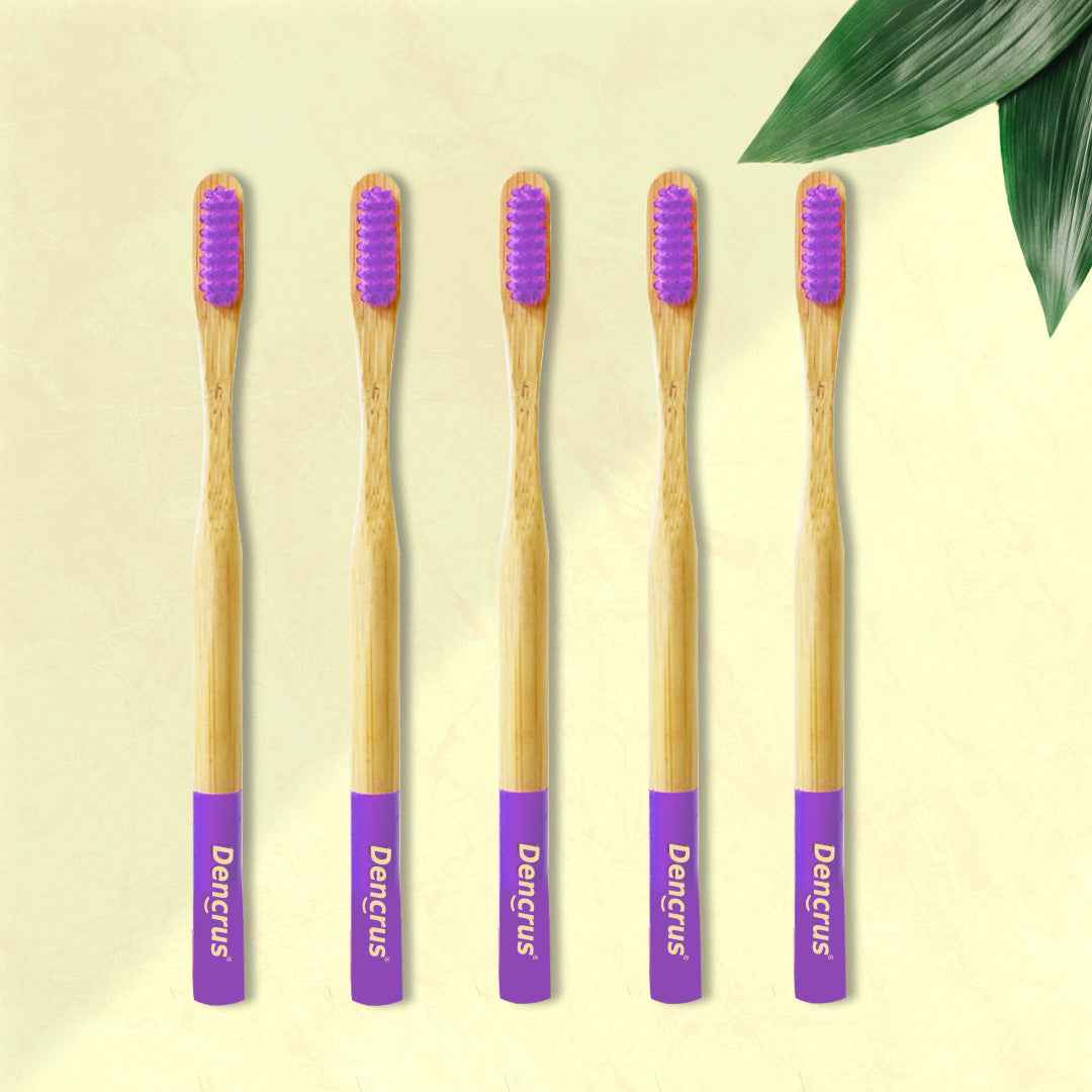 Orby Plus Bamboo Toothbrush – Extra Soft Bristles & Gum Care (Lavender)