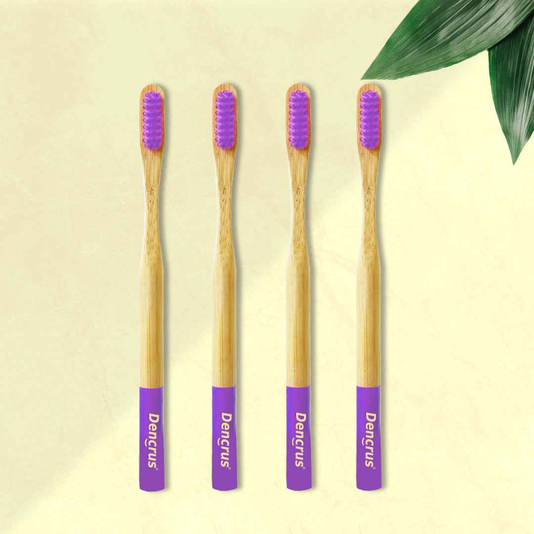 Orby Plus Bamboo Toothbrush – Extra Soft Bristles & Gum Care (Lavender)