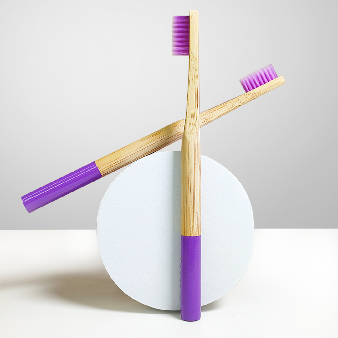 Orby Plus Bamboo Toothbrush – Extra Soft Bristles & Gum Care (Lavender)