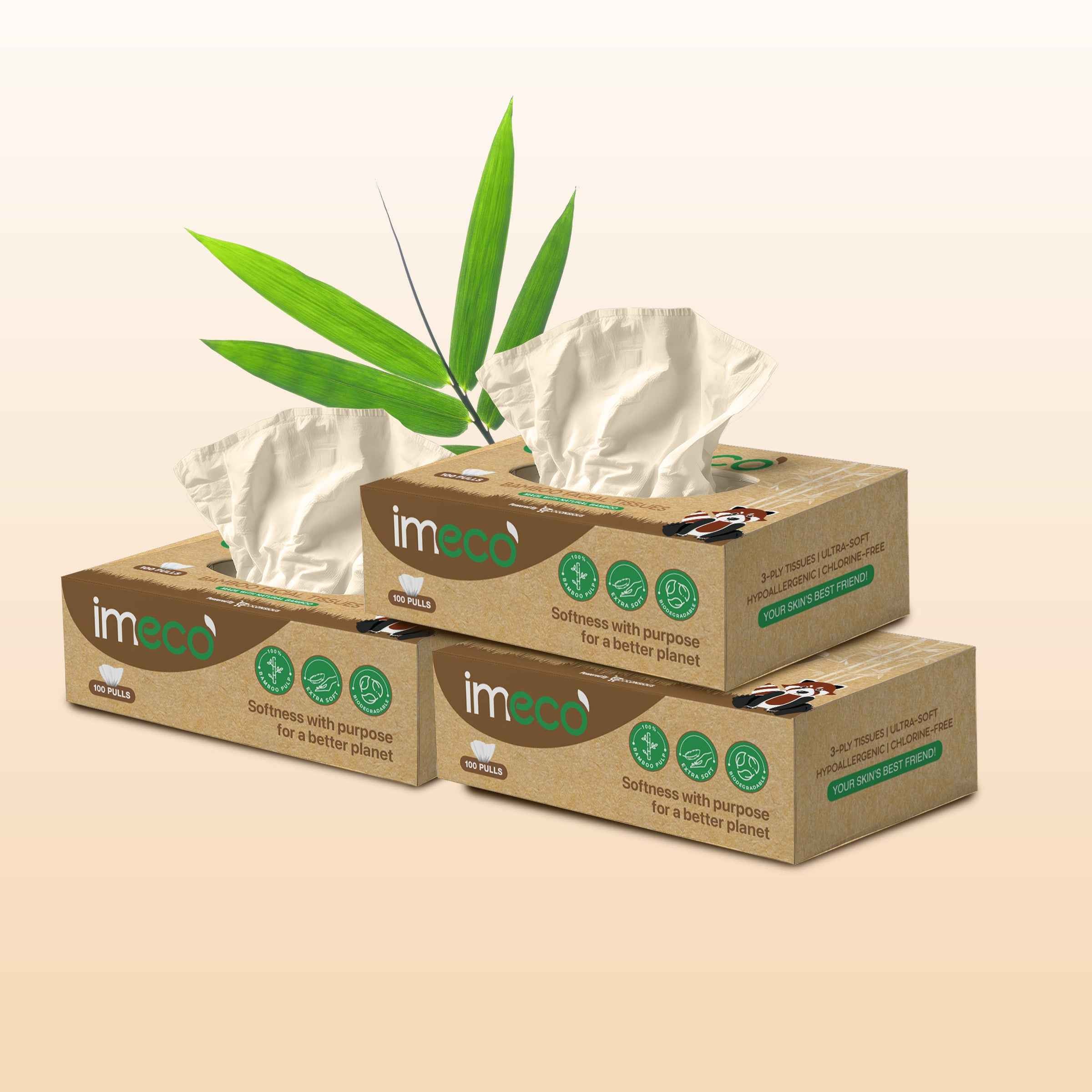 Ultra-Soft Bamboo Facial Tissues