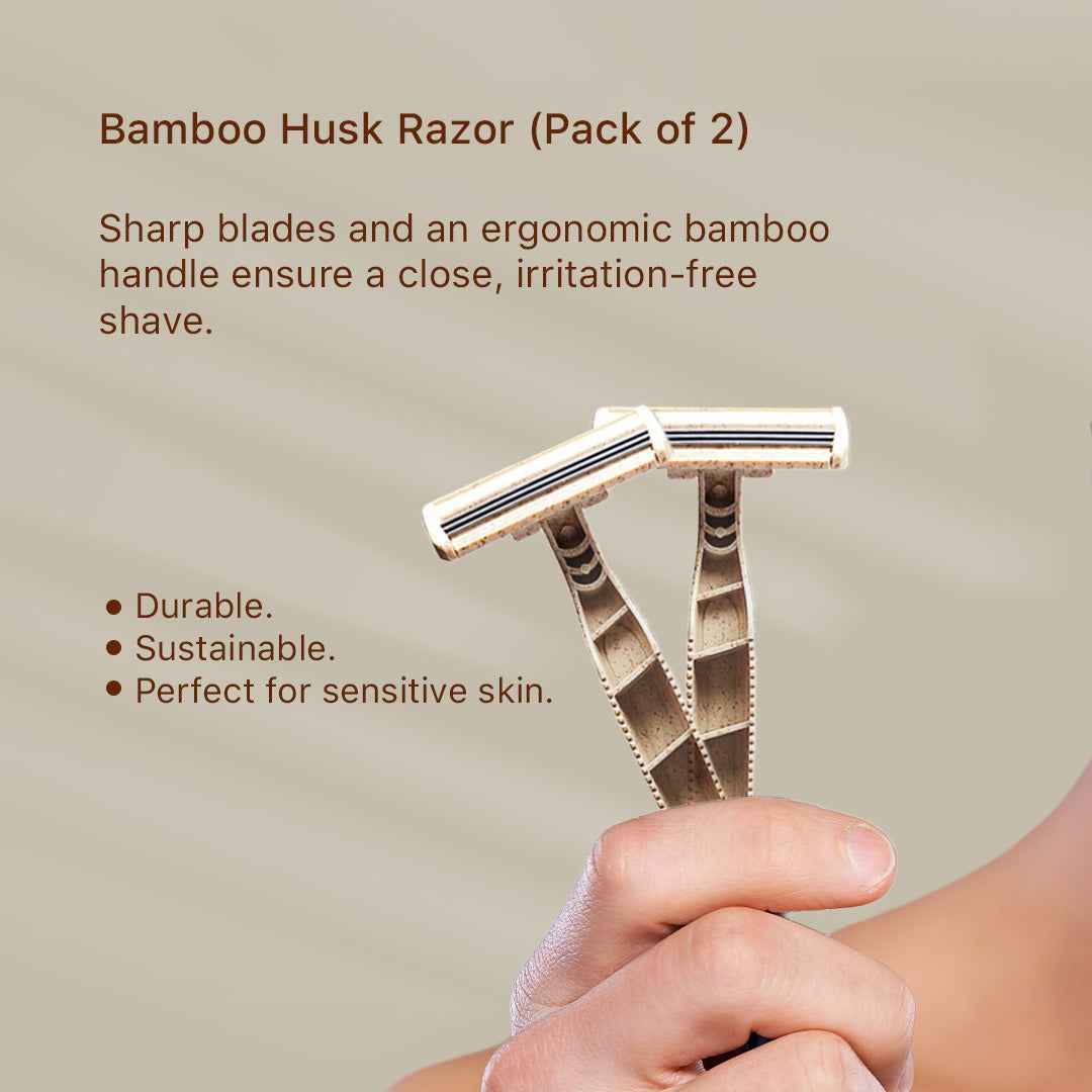 Shaving Gel with Aloe Vera & Lemongrass (100 gm Tube) – Free 2 Razors + 1 Cartridge