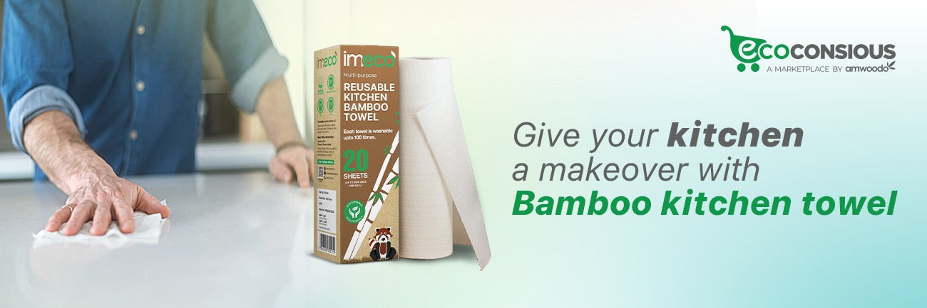 Why Every Indian Kitchen Needs a Bamboo Kitchen Towel - Imeco India