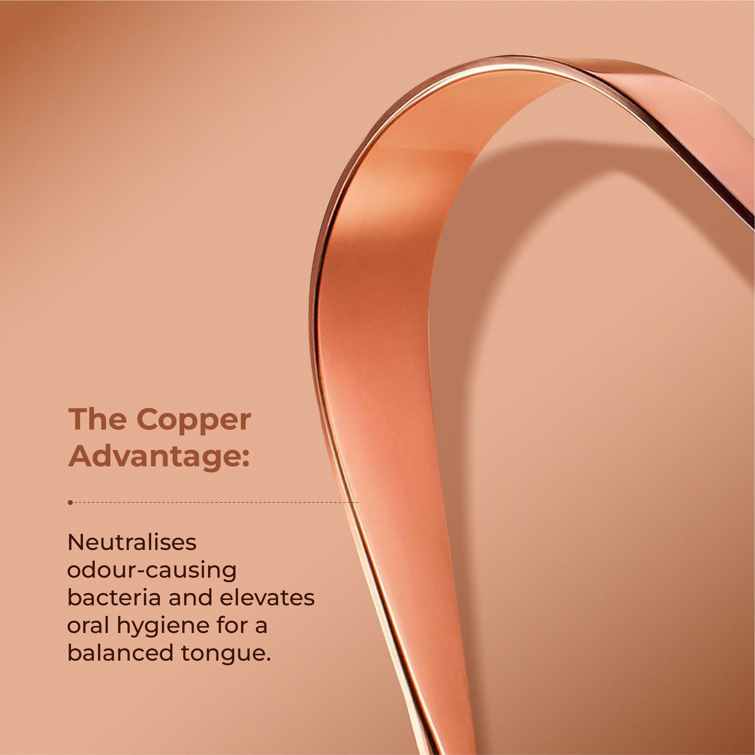Pure Copper Tongue Cleaner (Pack of 2)