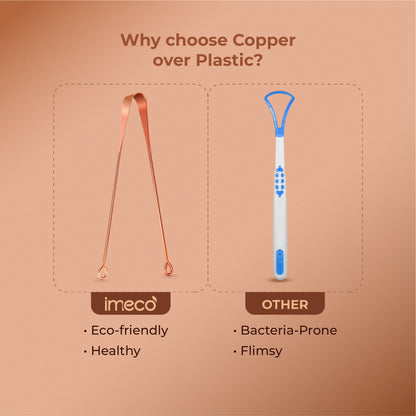 Pure Copper Tongue Cleaner (Pack of 2)