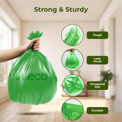 Leakproof Garbage Bags with Drawstring