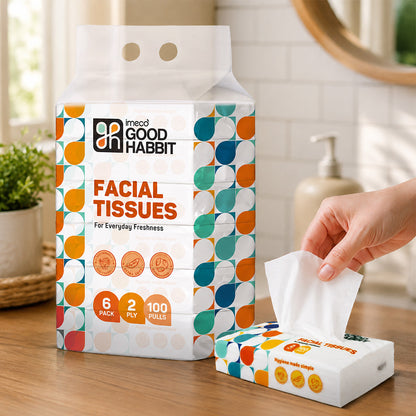 Good Habbit Facial Tissues – Extra Soft & 2 Ply - Imeco India