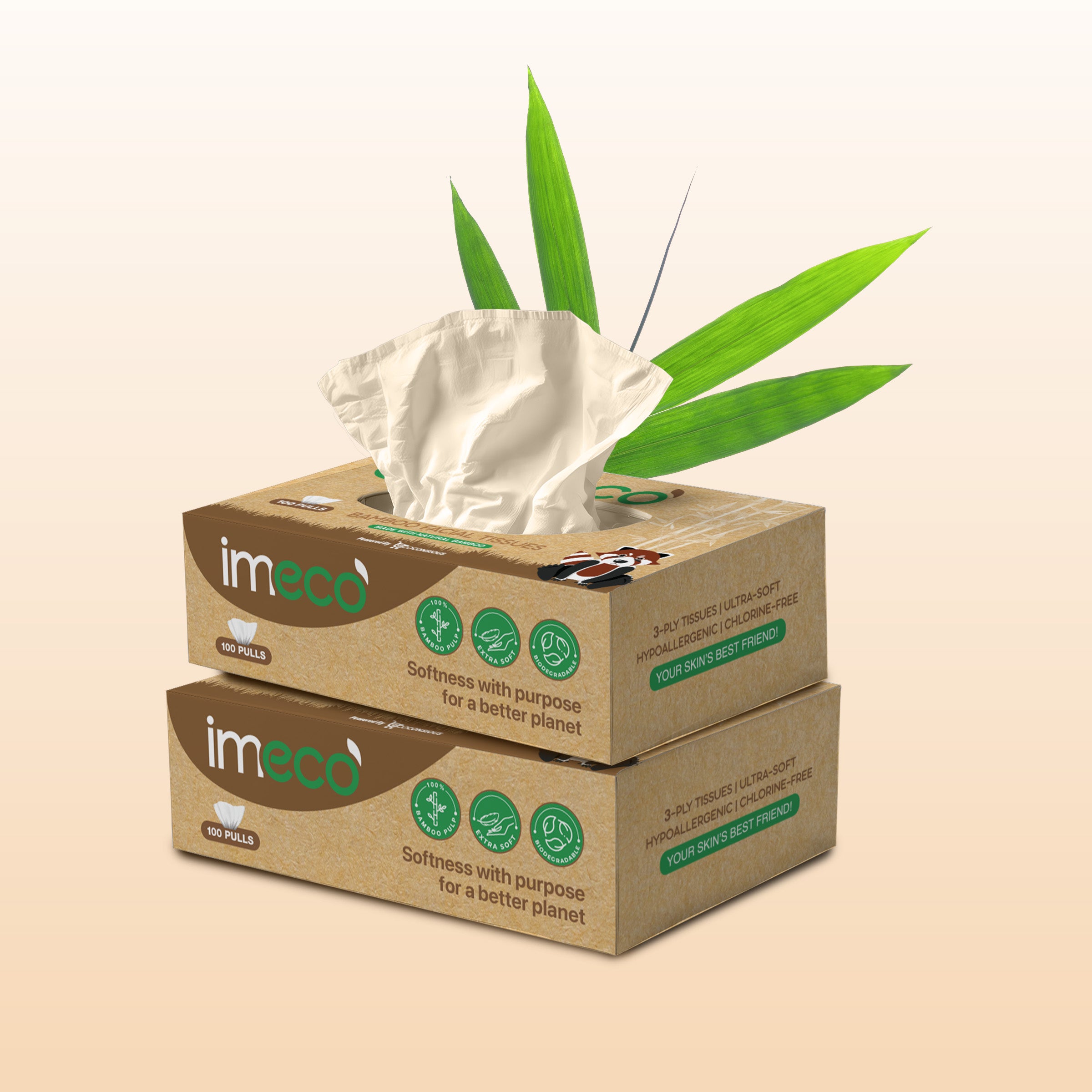 Bamboo Facial Tissues – Ultra-Soft Texture & Skin-Loving - Imeco India