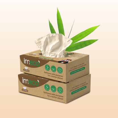 Bamboo Facial Tissues – Ultra-Soft Texture & Skin-Loving - Imeco India