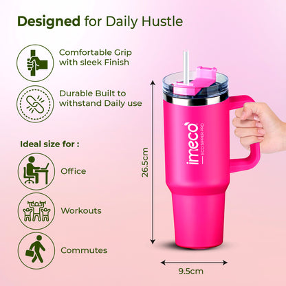 Home Hydration Trio – ECO JAR + ECO SIPPER PRO + ECO CRYST with Free Pocket Tissues - Imeco India