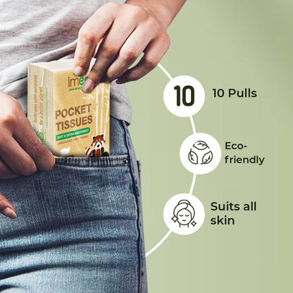 Ultra-Soft Bamboo Pocket Tissues (100 Pulls)