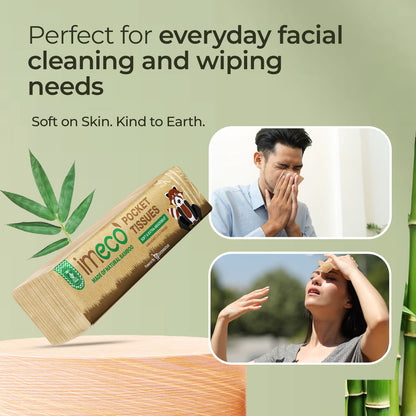 Ultra-Soft Bamboo Pocket Tissues (100 Pulls)