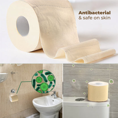 Hypoallergenic Bamboo Toilet Tissue Rolls (160 Pulls)
