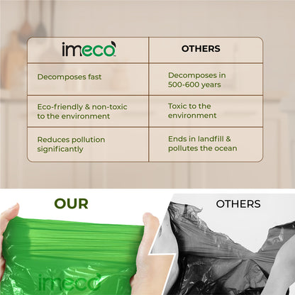 Leakproof Garbage Bags with Drawstring