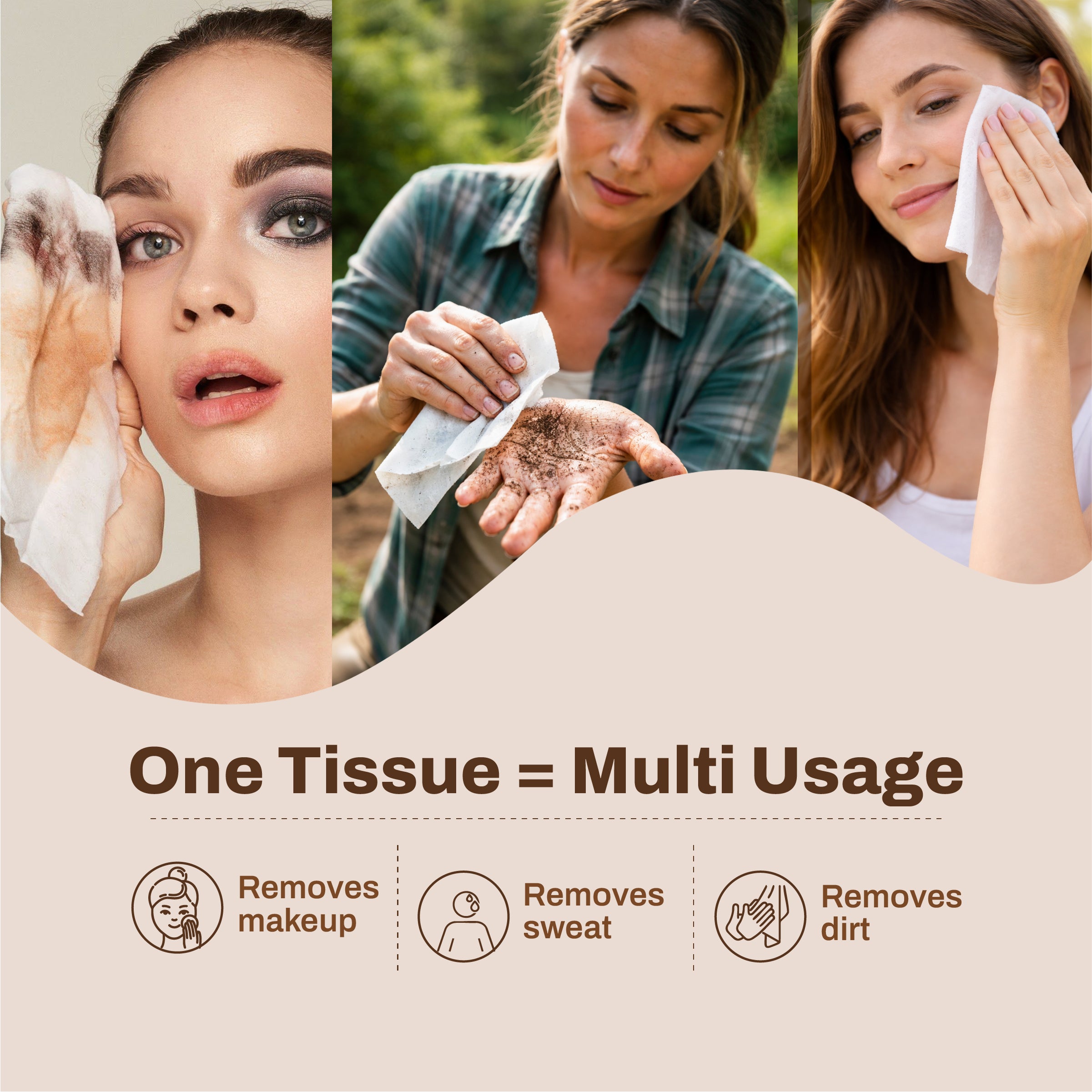 Premium Desk Edit – ECO Bloom Bottle + Bamboo Facial Tissue (Pack of 2) + Aloe Vera Wet Wipes - Imeco India
