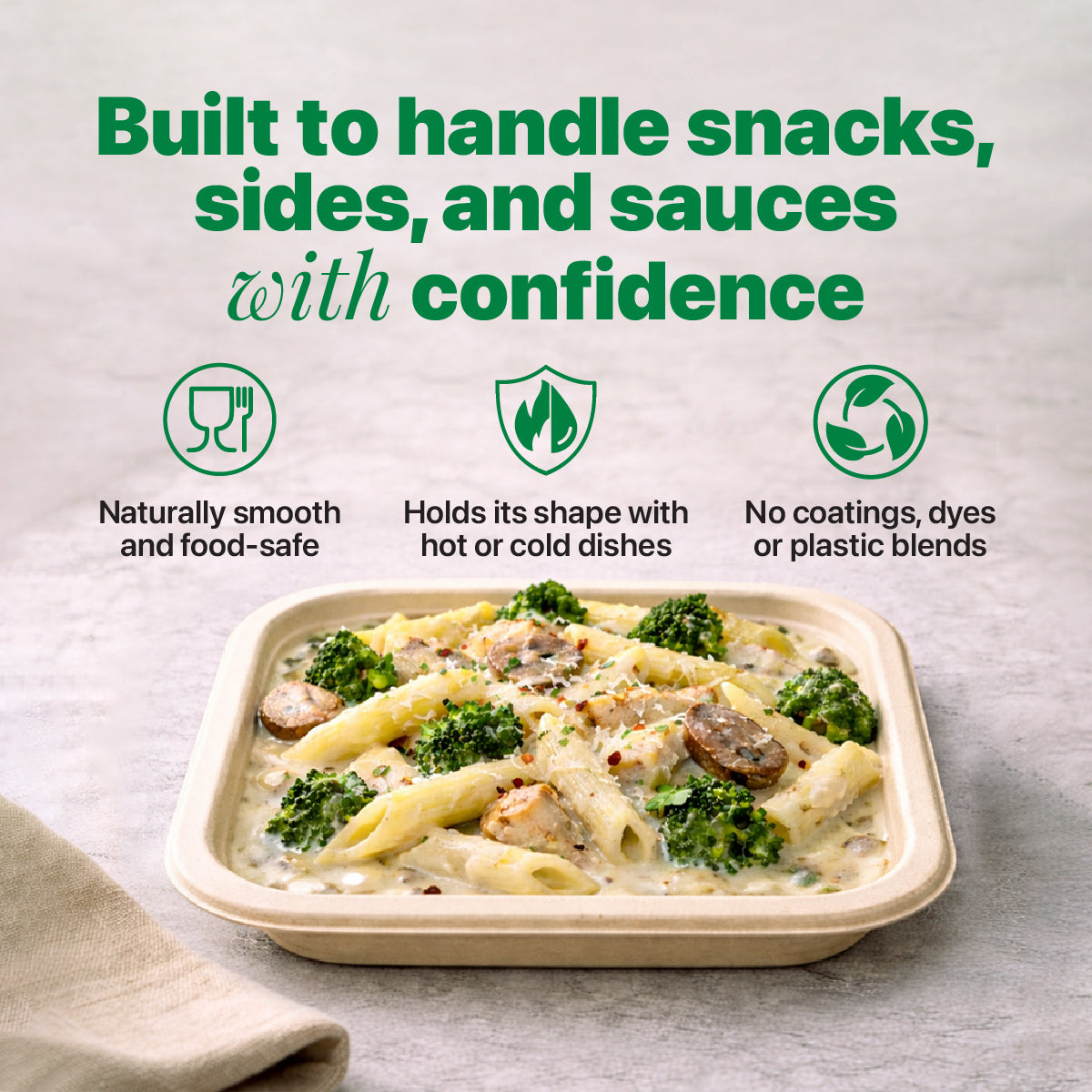 Bamboo Square Disposable Plates (7 Inch) – Pack of 25