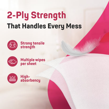 Good Habbit Soft Facial Tissue Box – Extra Soft & 2 Ply (Pink)