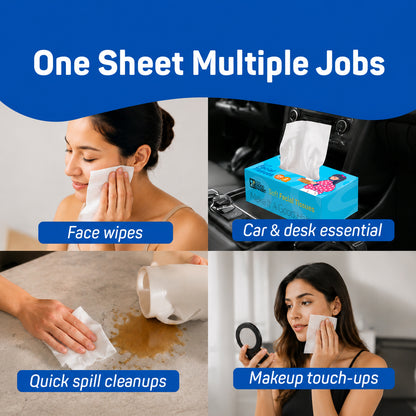 Good Habbit Soft Facial Tissue Box – Extra Soft & 2 Ply (Blue)