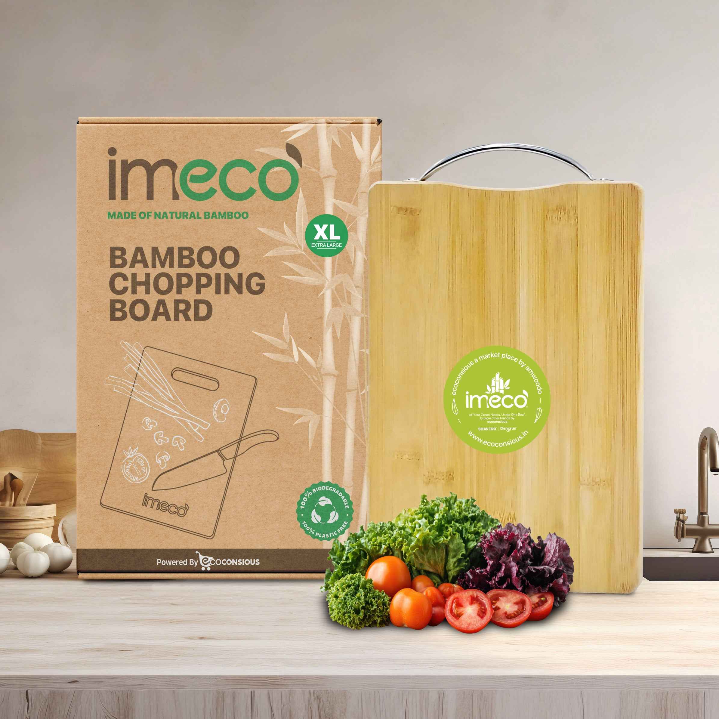 Dual Sided Bamboo Chopping Board