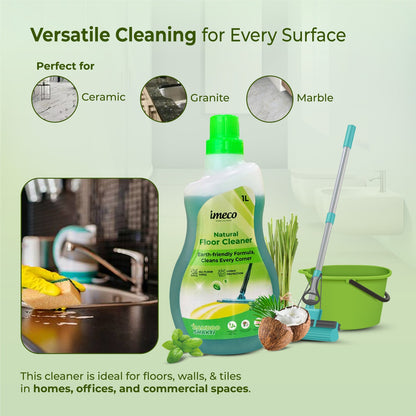 Natural Floor Cleaner – Lemongrass & Basil (1 Litre)