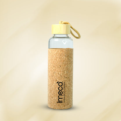 ECO CARRY Borosilicate Glass Water Bottle (500 ml)