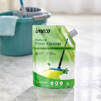 Natural Floor Cleaner – Lemongrass & Basil (1 Litre, Pouch)