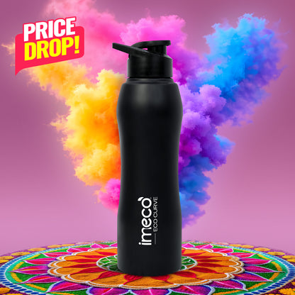 ECO CURVE Stainless Steel Water Bottle (1 L)